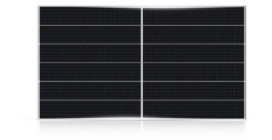 2x66 Hücre 645-665w PERC İki yüzlü Modül Mono Perc Yarım kesilmiş paneller