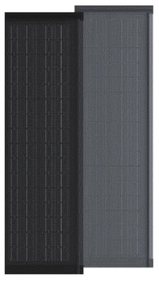 HJT CELLS 95W 100W 105W Hava koşullarına dayanıklı BIPV Güneş Plakeleri Siyah Dikdörtgen Güneş Çatı Panelleri CE Sertifikalı